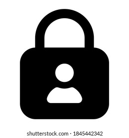 Padlock having user profile on it, user privacy 