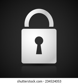 Padlock icon / background