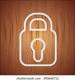 padlock icon design 