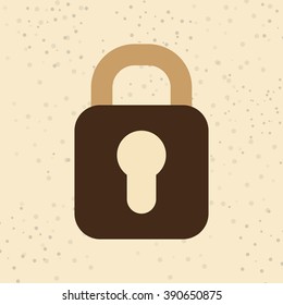 padlock icon design 