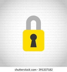 padlock icon design 