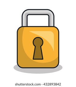 padlock icon design 
