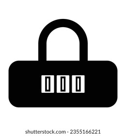 padlock icon design, illustration design