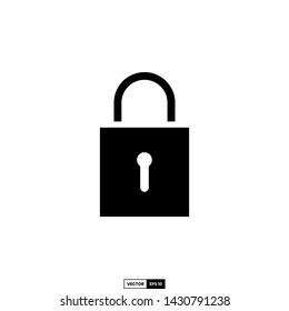 Padlock icon, design inspiration vector template for web design or mobile app