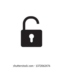 padlock icon design template
