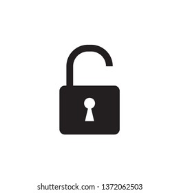 padlock icon design template