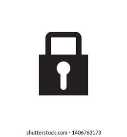 padlock icon design template. Trendy style, vector eps 10