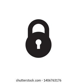 padlock icon design template. Trendy style, vector eps 10