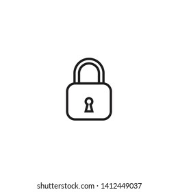 PADLOCK ICON DESIGN , VECTOR EPS10