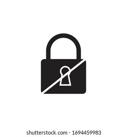 padlock icon design vector illustration