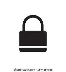padlock icon design vector illustration