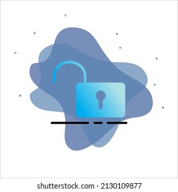 Padlock Icon Design, Vector Illustration