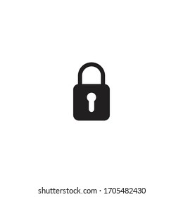 padlock icon design vector template illustration 