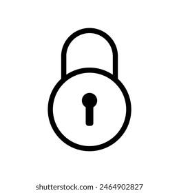 padlock icon design vector template