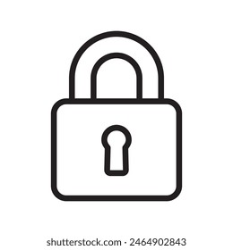 padlock icon design vector template