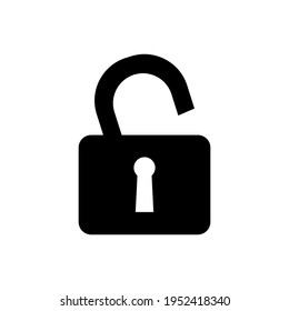 Padlock icon for design or website