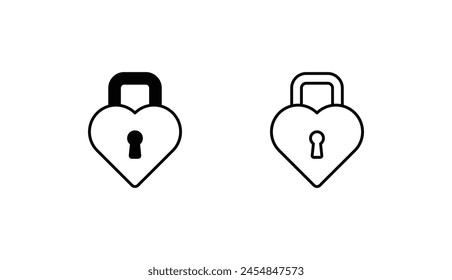 Diseño de icono de candado con fondo blanco ilustración de stock