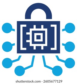 Padlock Icon Element For Design