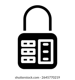 Padlock Icon Element For Design