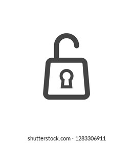 Padlock icon graphic design template vector isolated