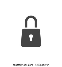 Padlock icon graphic design template vector isolated