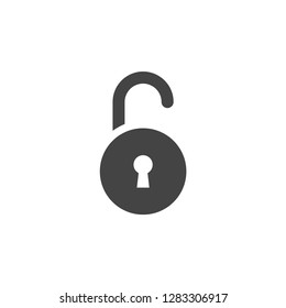 Padlock icon graphic design template vector isolated
