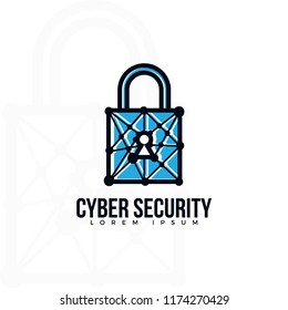 Padlock icon illustration design template. Security icon design concept. flat style design isolated on white background