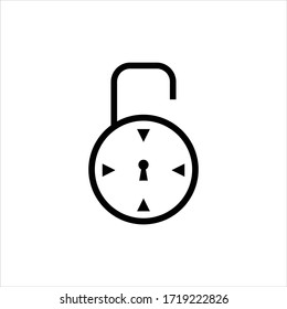 
ilustración de icono de candado diseño vectorial