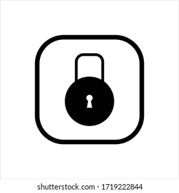 
padlock icon illustration vector design
