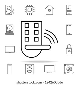 Padlock icon. internet things icons universal set for web and mobile