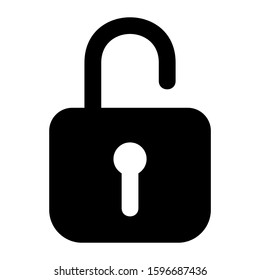 padlock icon isolated sign symbol vector illustration - high quality black style vector icons
