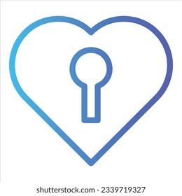 padlock icon with isolated vektor and transparent background