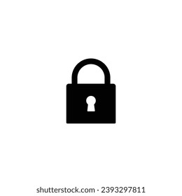 padlock icon,  lock sign vector for web site Computer and mobile app