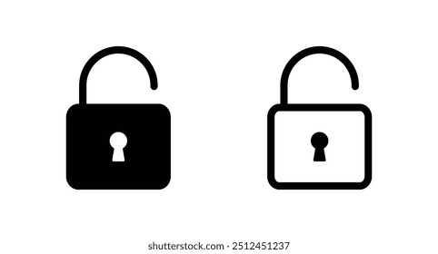 padlock icon. Lock vector icon