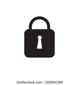 padlock icon, locked symbol, security.