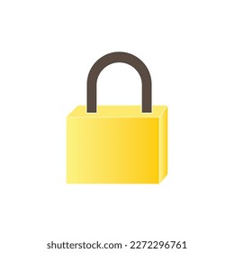 Padlock icon logo free image vector