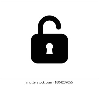 Padlock icon or logo isolated sign symbol vector illustration