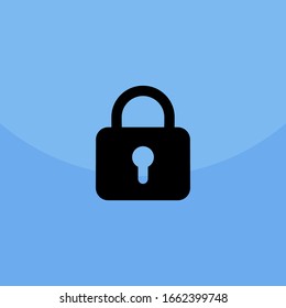 Padlock-Symbol. Schutzsymbol. Vektorillustration.