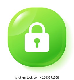 Padlock-Symbol. Schutzsymbol. Vektorillustration.