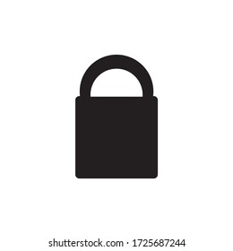 Icono de candado. Símbolo de protección. Ilustración del vector