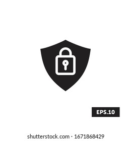 Padlock icon, Security sign/symbol vector
