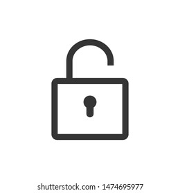 Padlock Icon Symbol Vector Illustration