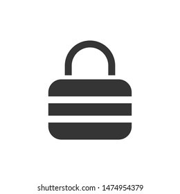 Padlock Icon Symbol Vector Illustration