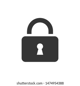 Padlock Icon Symbol Vector Illustration