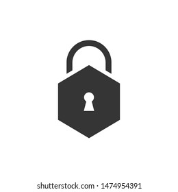 Padlock Icon Symbol Vector Illustration