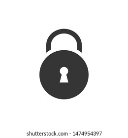 Padlock Icon Symbol Vector Illustration