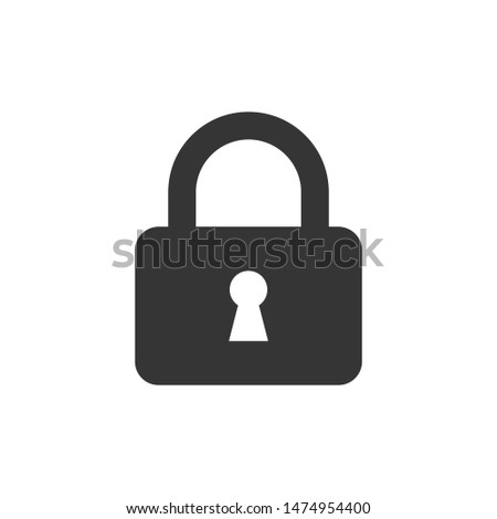 Padlock Icon Symbol Vector Illustration