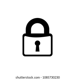 Padlock icon template