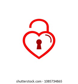 Padlock icon template