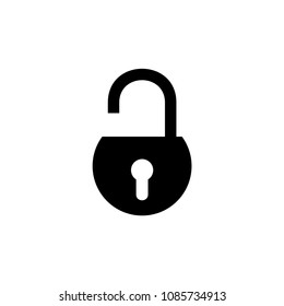 Padlock icon template